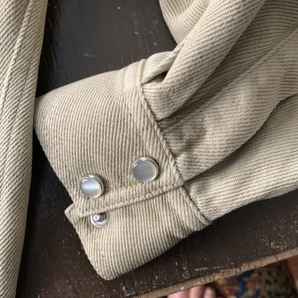 Isabel Etoile Merant tanamia shirt in beige. NWOT. Retail 475 - Picture 10 of 11